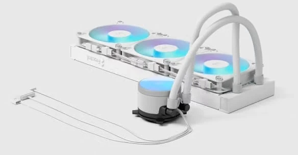 Fractal Design Vandens aušinimas | Radius 360 RGB | Baltas | Intel, AMD