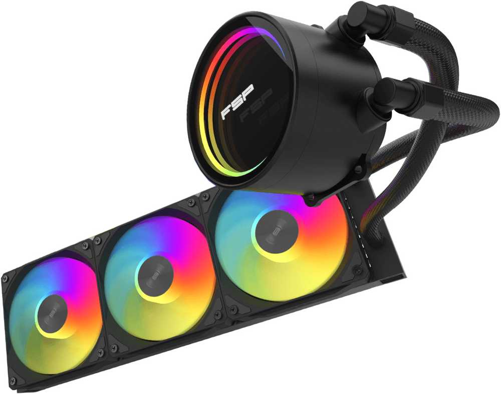 FSP WAK 360mm Liquid Cooler Juodas AE36 B kompiuterio aušintuvas