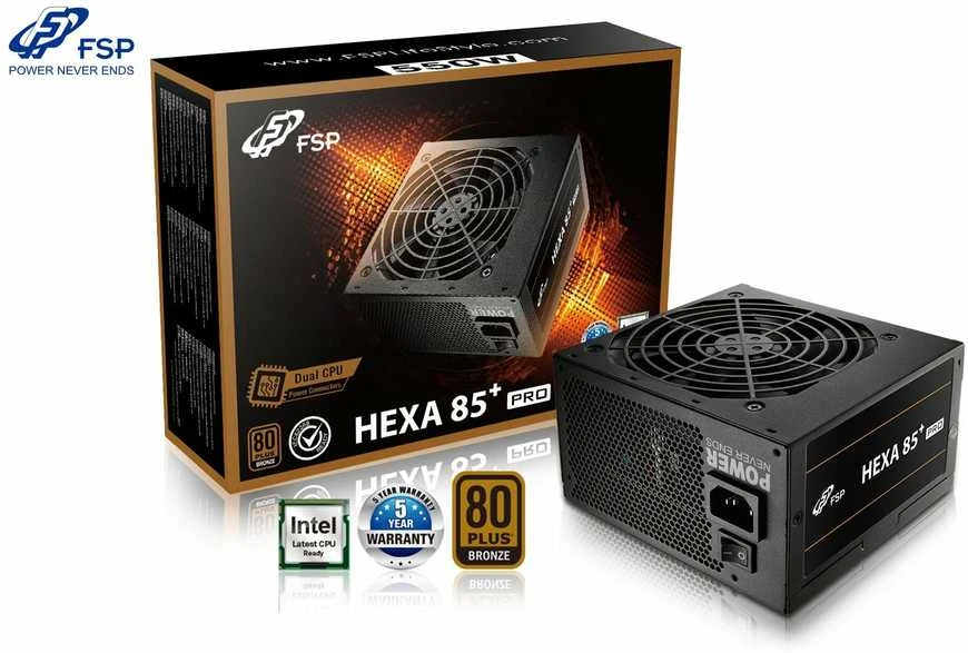 Fortron FSP | HEXA 85+ PRO 550 | 550 W