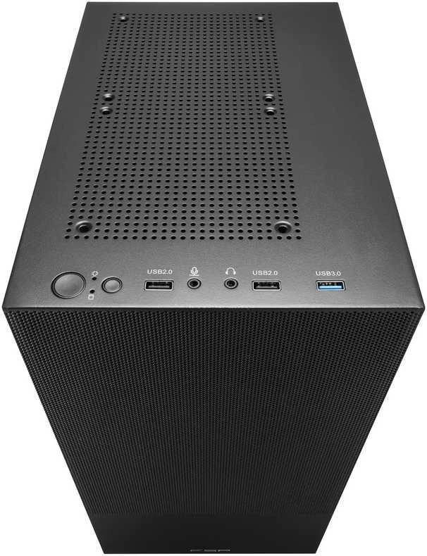 FSP Korpusas | S110-B | Juodas | M-ATX Mid Tower