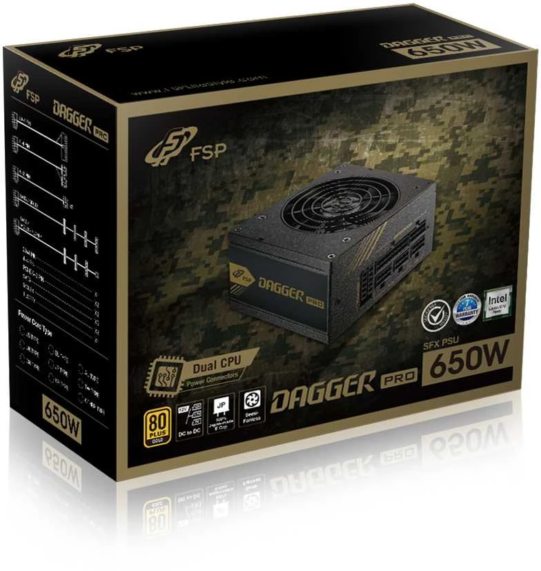 Fortron FSP | Maitinimo blokas | DAGGER PRO 650W | 650 W