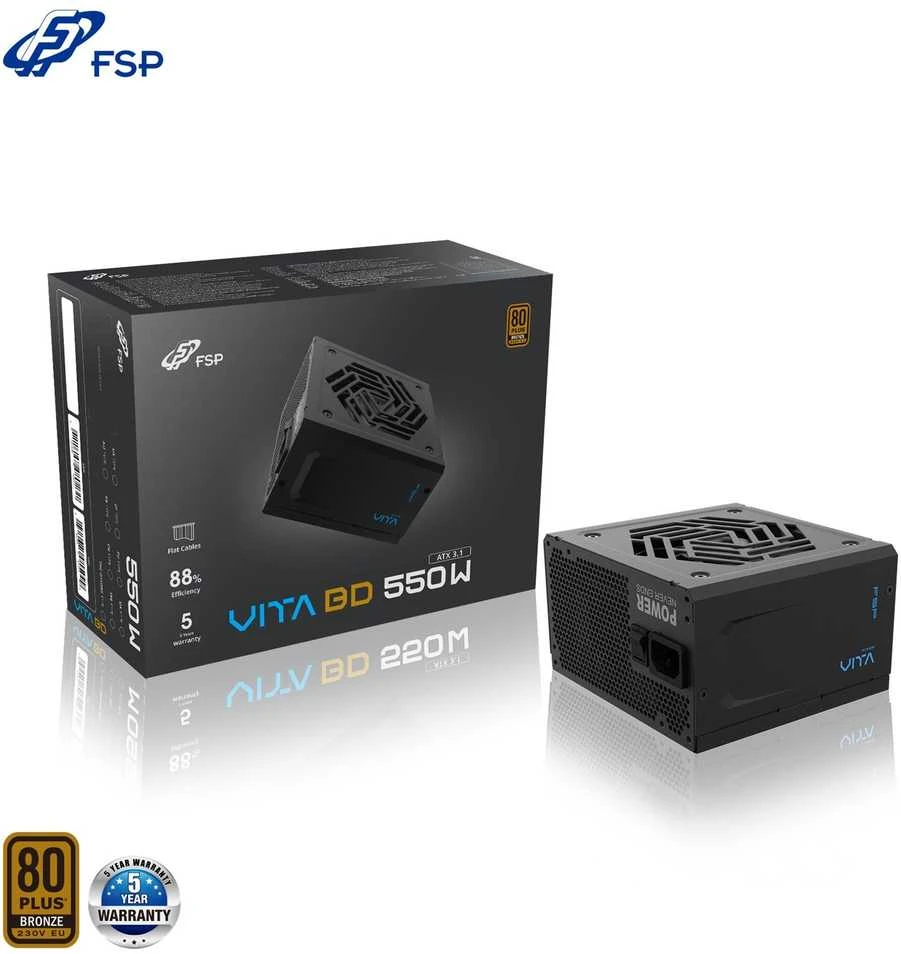 FSP maitinimo šaltinis, 80 PLUS | VITA BD 550W | 550 W