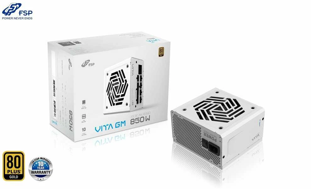 FSP maitinimo šaltinis, 80 PLUS | VITA GM 850W Baltas | 850 W