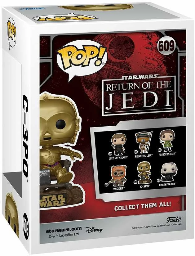FUNKO POP! Vinilinė figūrėlė: Star Wars: Return of The Jedi - C3P0 in chair, 11 cm