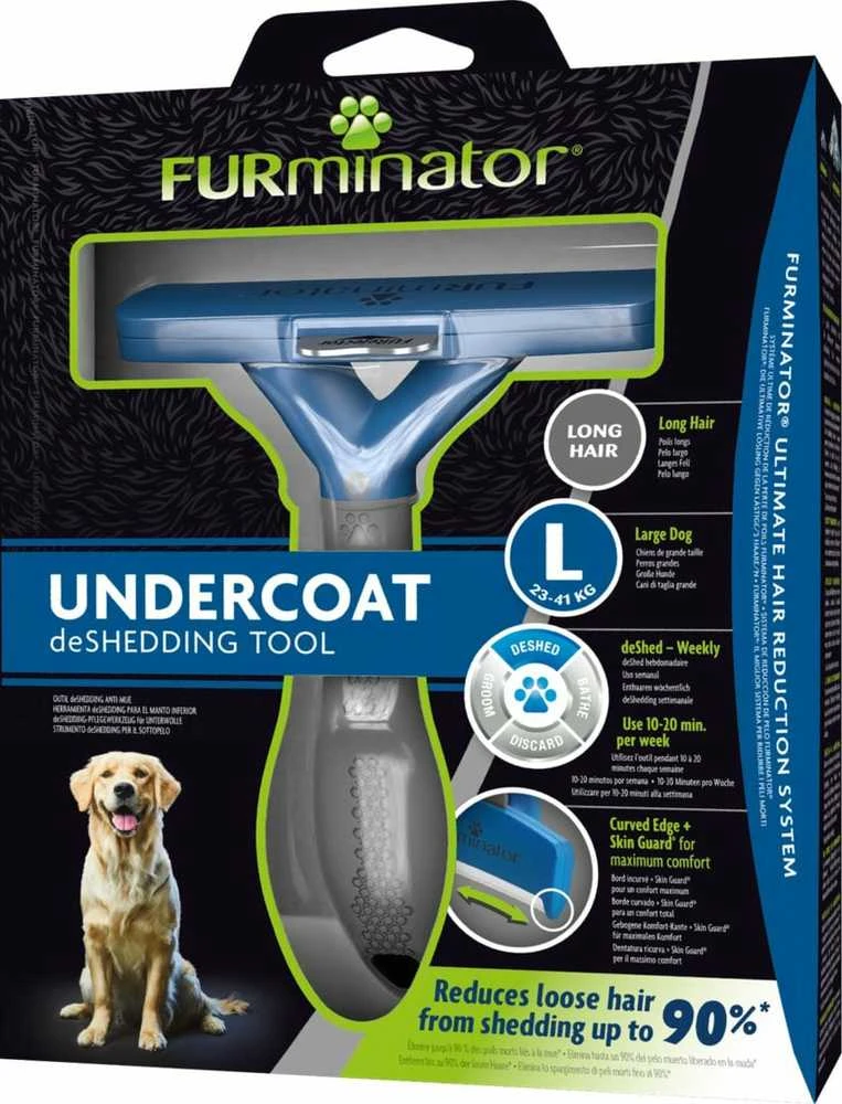 Šukos Furminator Dog deShedding Large Dog ilgaplaukiams šunims