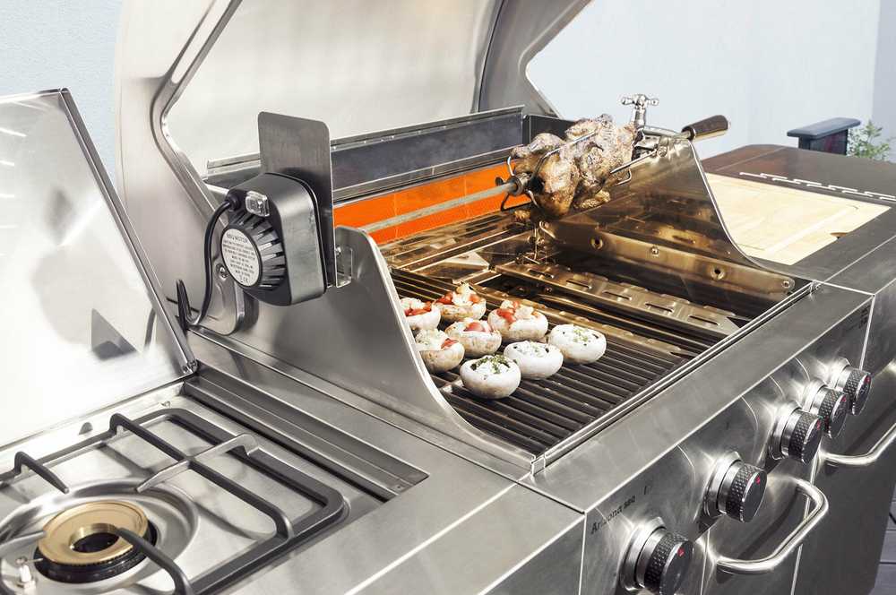 G21 Arizona dujinė kepsninė, BBQ Premium Line virtuvė, 6 degikliai, Dovana slėgio mažinimo vožtuvas