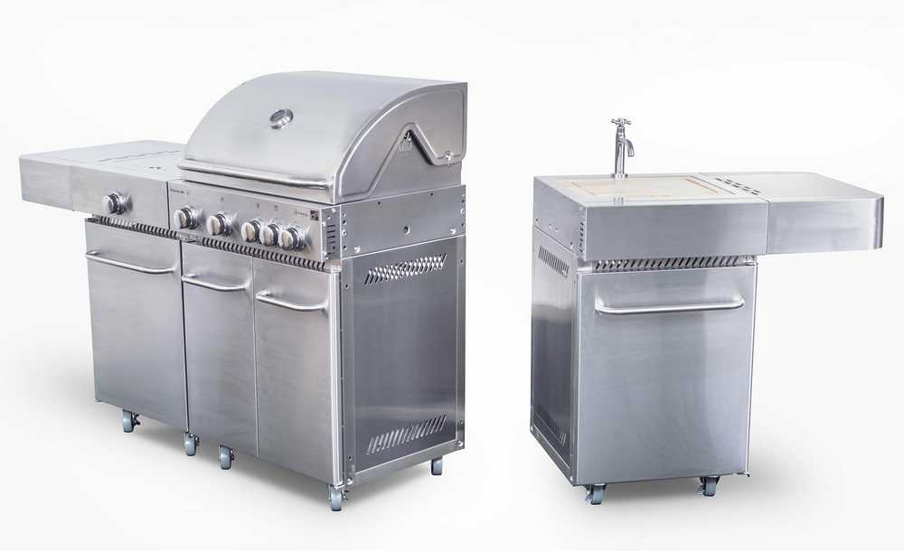 G21 Arizona dujinė kepsninė, BBQ Premium Line virtuvė, 6 degikliai, Dovana slėgio mažinimo vožtuvas