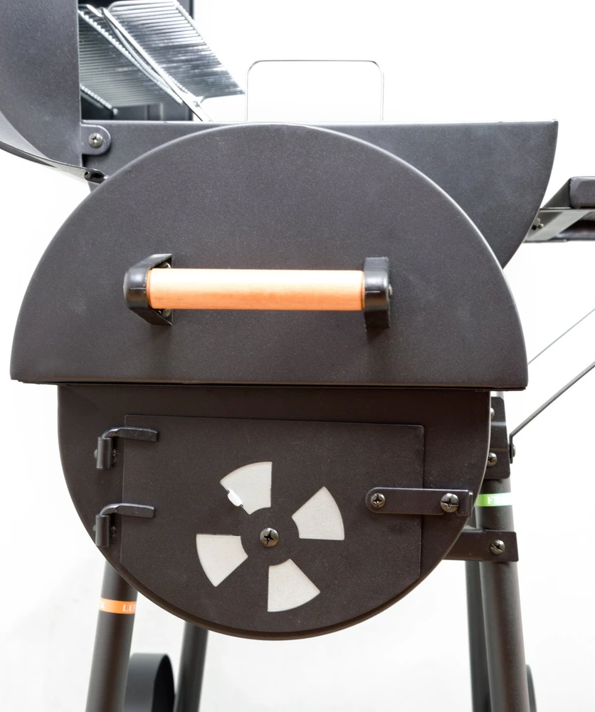 G21 BBQ didelės kepsninės su medžio anglių rūkykla 40 cm x 59 cm