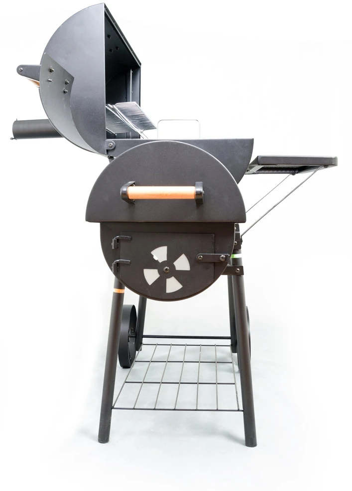 G21 BBQ didelės kepsninės su medžio anglių rūkykla 40 cm x 59 cm