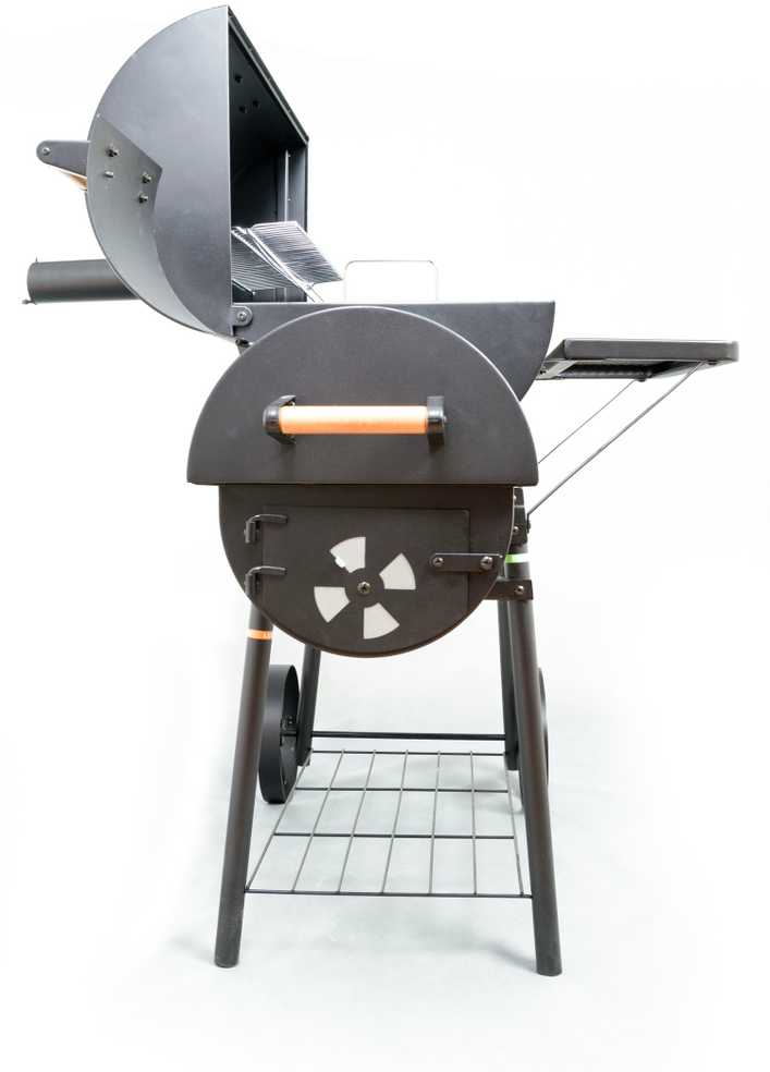 G21 BBQ didelės kepsninės su medžio anglių rūkykla 40 cm x 59 cm