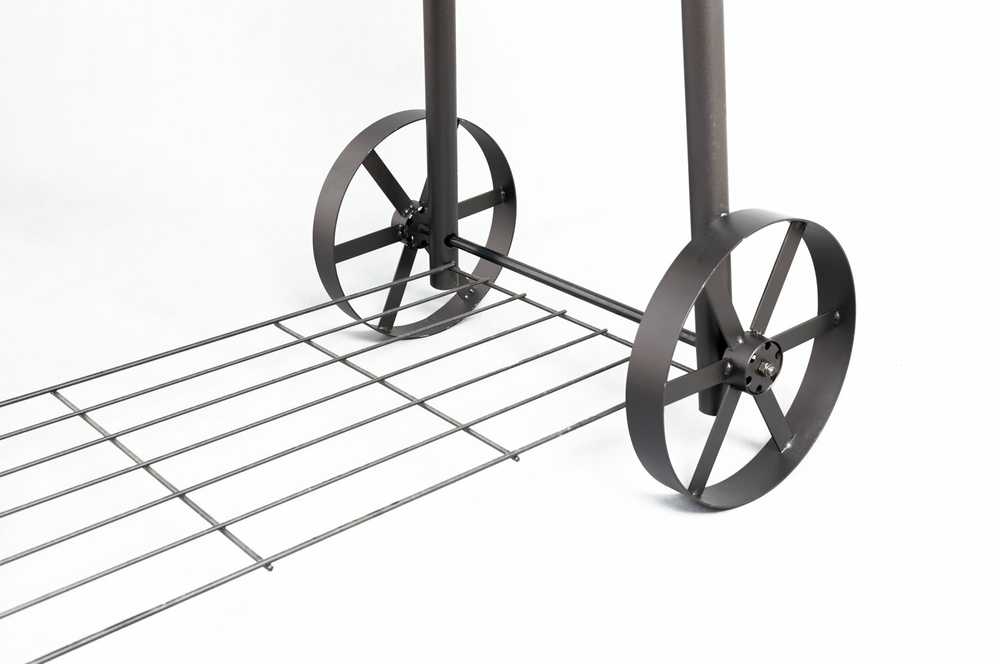 G21 BBQ didelės kepsninės su medžio anglių rūkykla 40 cm x 59 cm