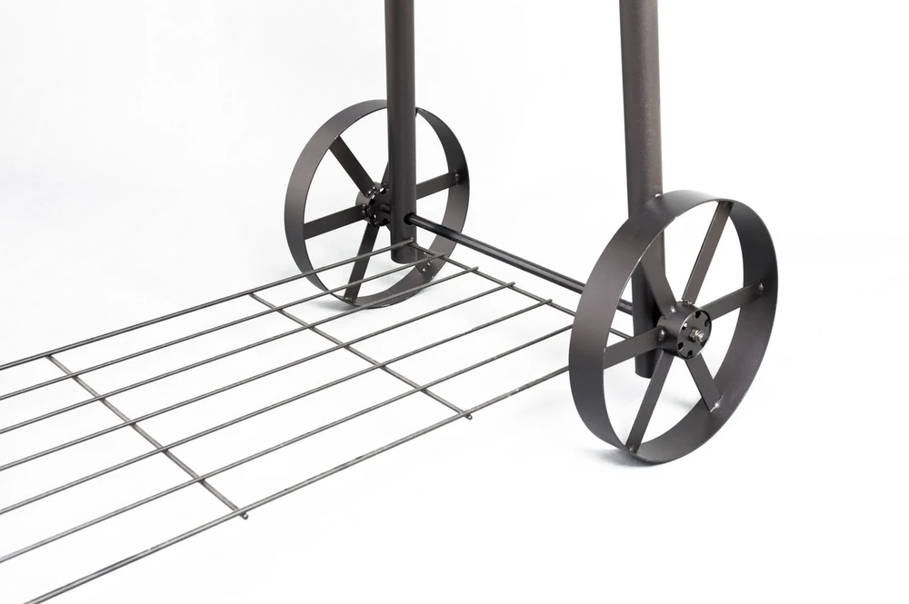 G21 BBQ didelės kepsninės su medžio anglių rūkykla 40 cm x 59 cm