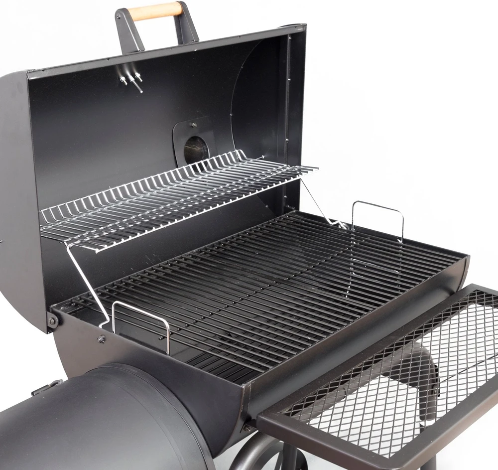 G21 BBQ didelės kepsninės su medžio anglių rūkykla 40 cm x 59 cm
