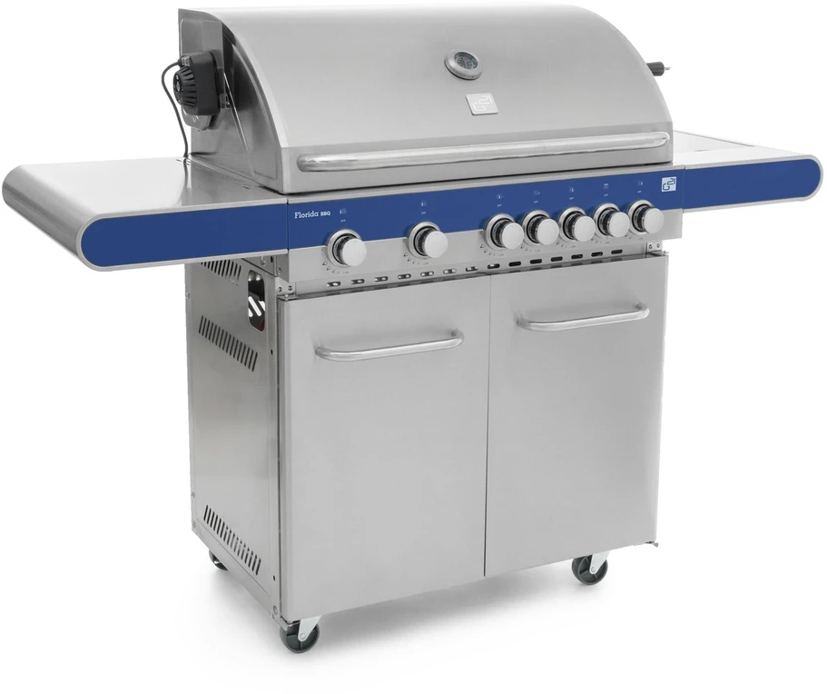 G21 BBQ Florida Gas Grilis, 7 burners, total output 28 kW/hour