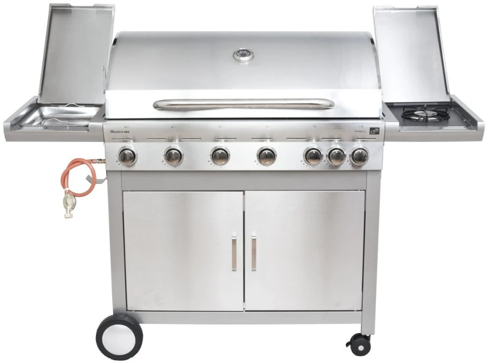 G21 BBQ Mexico dujinė kepsninė, 7 degikliai, bendra galia 22,05 kW/val.