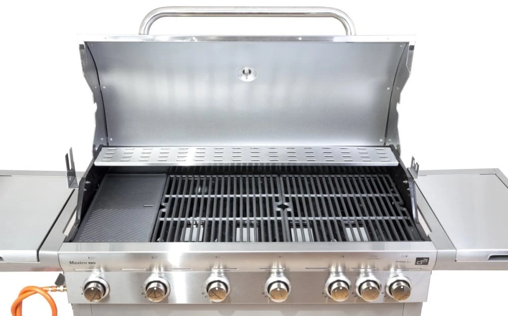 G21 BBQ Mexico dujinė kepsninė, 7 degikliai, bendra galia 22,05 kW/val.