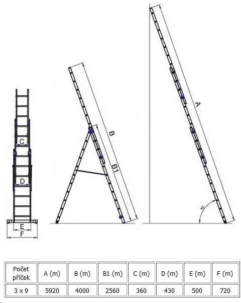 Kopečios G21 6390384 5,9m, 3x9