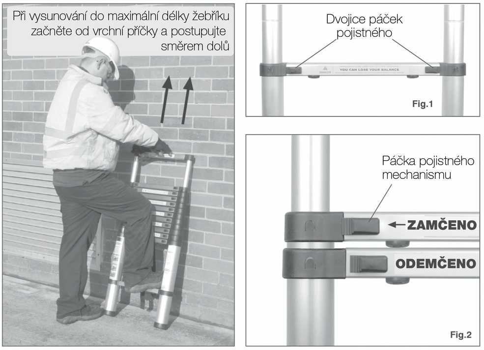 Teleskopinės kopečios G21 GA-TZ16-5M 6390453