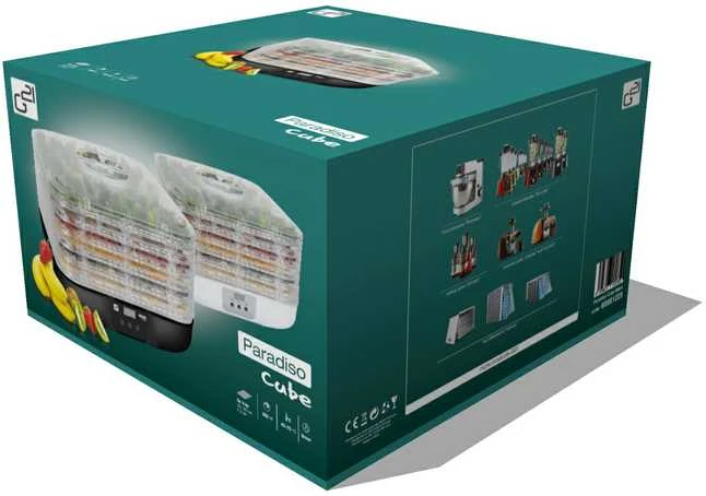 Vaisių džiovyklė G21 Paradiso Cube balta 6008122