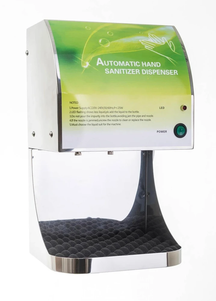 G21 Rubby, Stainless Steel Automatic Hand Sanitizer Dispenser