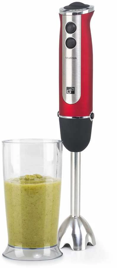 Smulkintuvas Mixér G21 VitalStick 800 W raudonas/juodas 600866