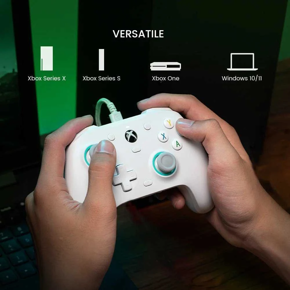 Laidinis žaidimų valdiklis GameSir G7 SE – baltas