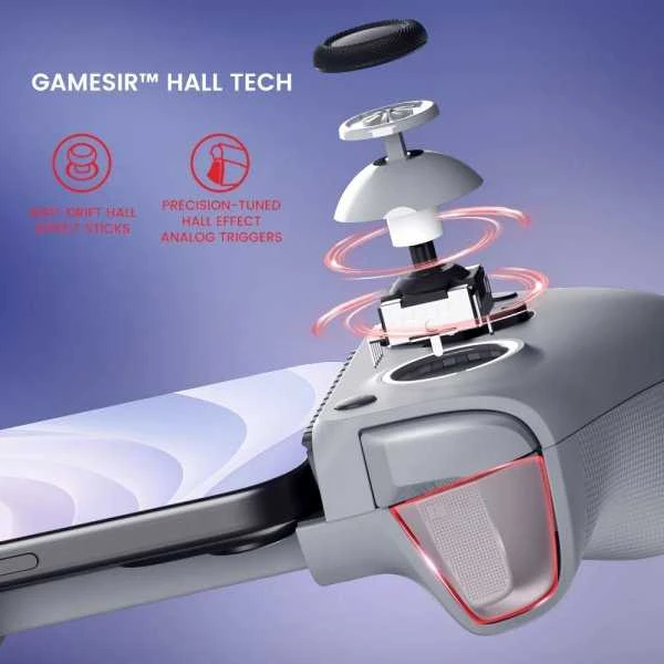 Gamesir Žaidimų valdiklis G8 Galileo USB-C su išmaniojo telefono laikikliu