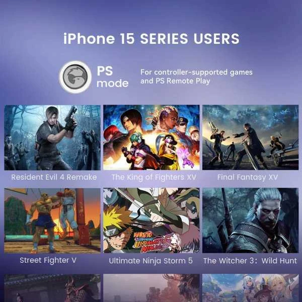 Gamesir Žaidimų valdiklis G8 Galileo USB-C su išmaniojo telefono laikikliu