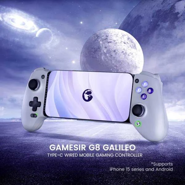 Gamesir Žaidimų valdiklis G8 Galileo USB-C su išmaniojo telefono laikikliu