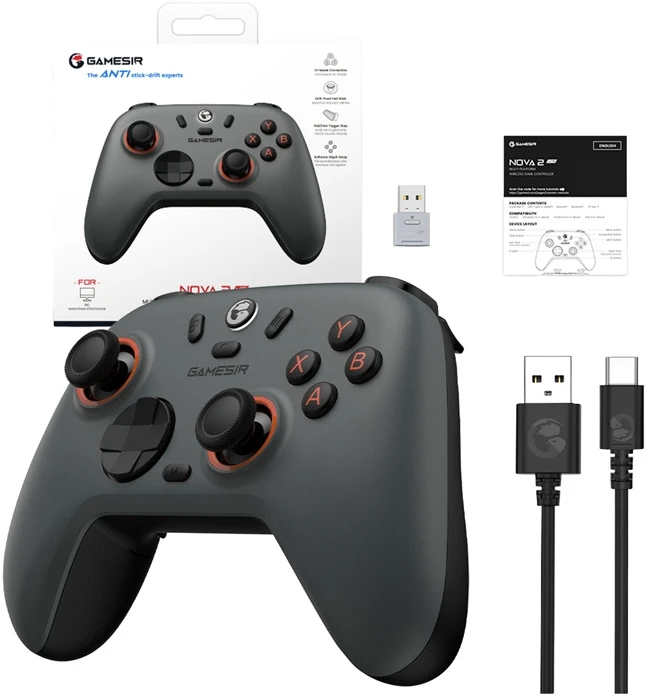GameSir Nova 2 Lite Wireless Controller (pilka)