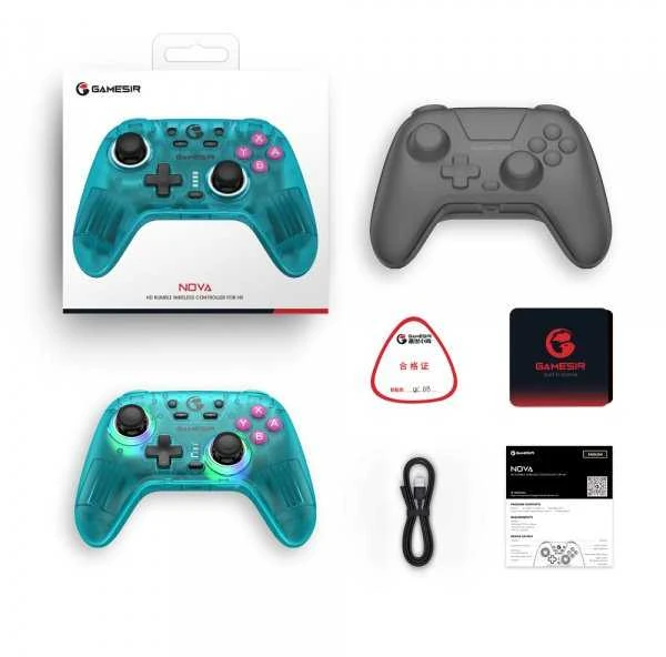 „GameSir T4n Nova“ belaidis valdiklis (turkio spalvos)