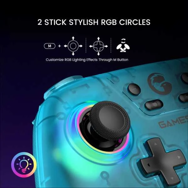 „GameSir T4n Nova“ belaidis valdiklis (turkio spalvos)