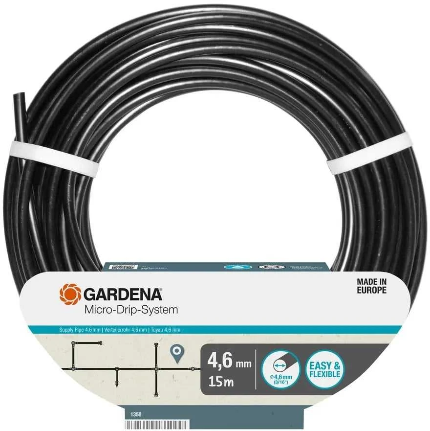 Gardena Tiekimo vamzdis 4,6 mm (3/16"), 15 m