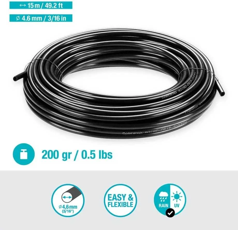 Gardena Tiekimo vamzdis 4,6 mm (3/16"), 15 m