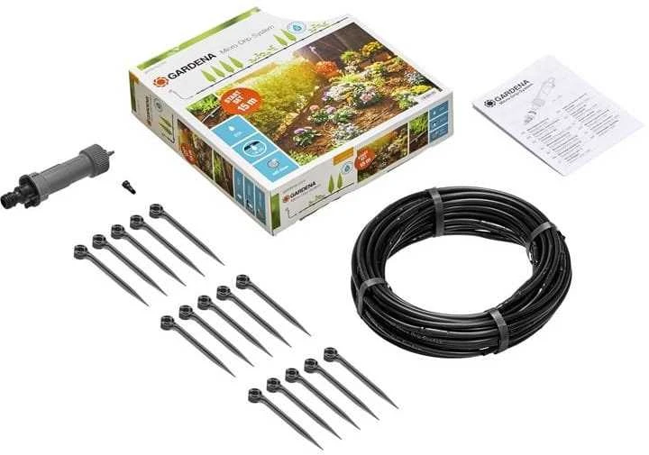 Gardena Lašelinio drėkinimo rinkinys daržovių/augalų eilėms (15m)