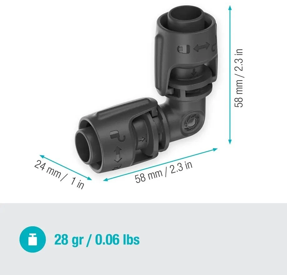 Jungtis Gardena L-Piece 970606601, 13mm, 2 vnt.