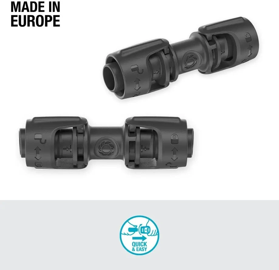 Jungtis Gardena Micro Drip System, 970606801, 13mm, 3 vnt.