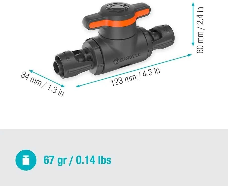 Gardena Išjungimo / reguliavimo vožtuvas 13 mm (1/2")