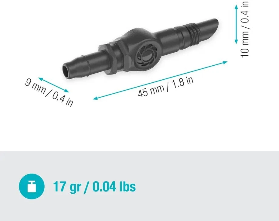 Jungtis Gardena Micro Drip System, 4,6 mm, 10 vnt.