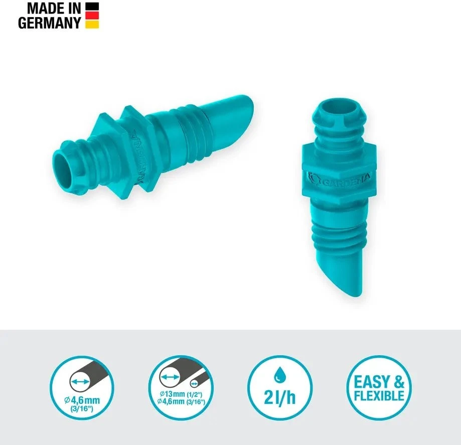 Gardena Micro-Drip 2 l/h, 25 vnt., 13307-20