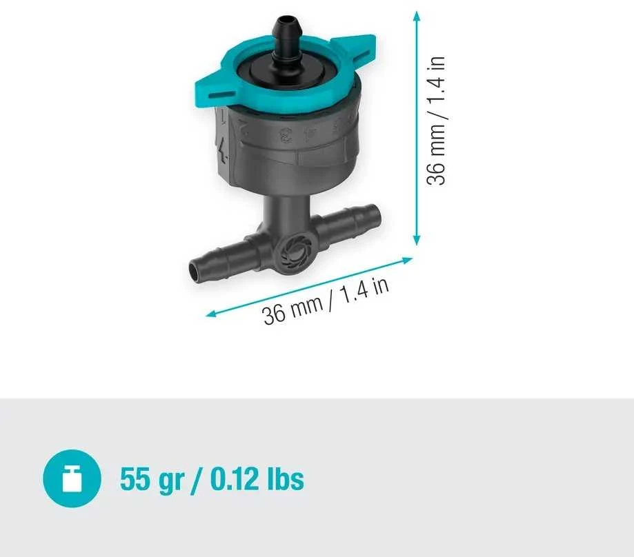 Sujungimas Gardena Inline Drip Head 1-8 L/H