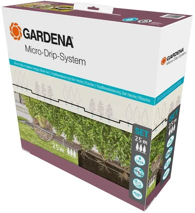 Gardena Lašelinio drėkinimo rinkinys krūmams/gyvatvorėms (25m)