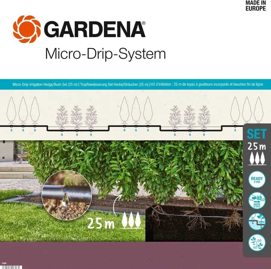 Gardena Lašelinio drėkinimo rinkinys krūmams/gyvatvorėms (25m)