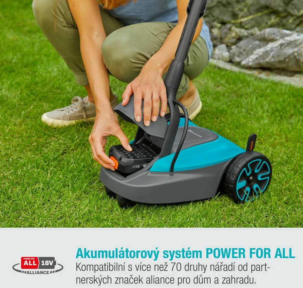 Gardena Akumuliatorinė vejapjovė HandyMower 22/18V P4A