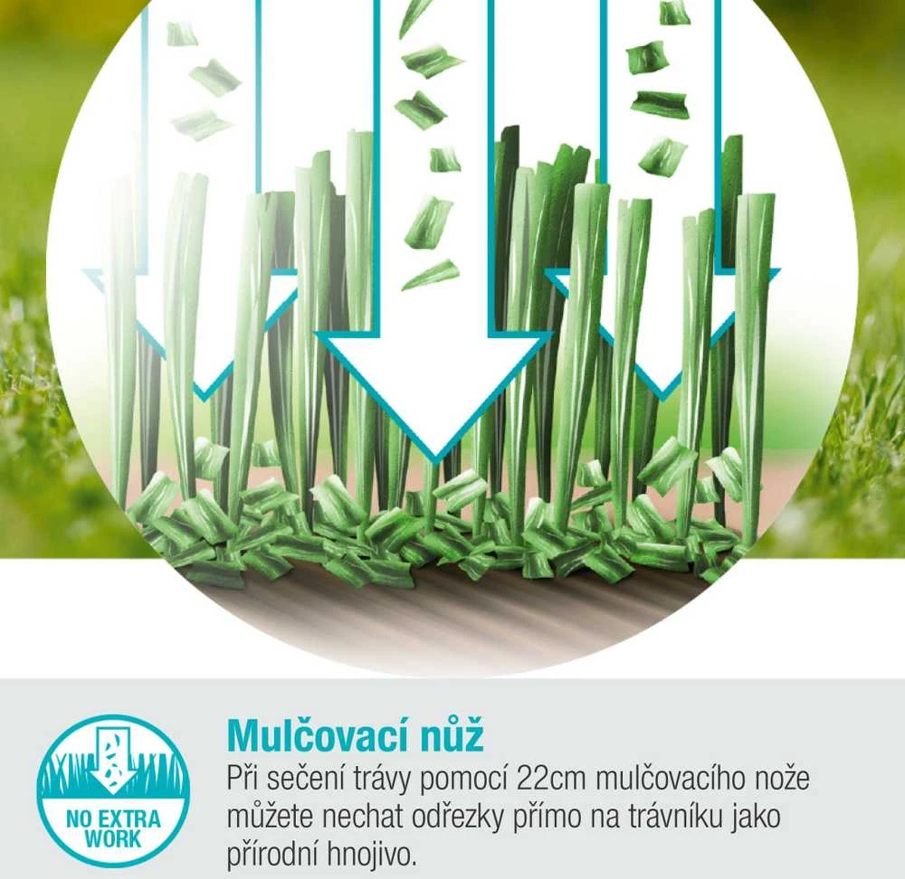 Gardena Akumuliatorinė vejapjovė "HandyMower 22/18V P4A" - be akumuliatoriaus