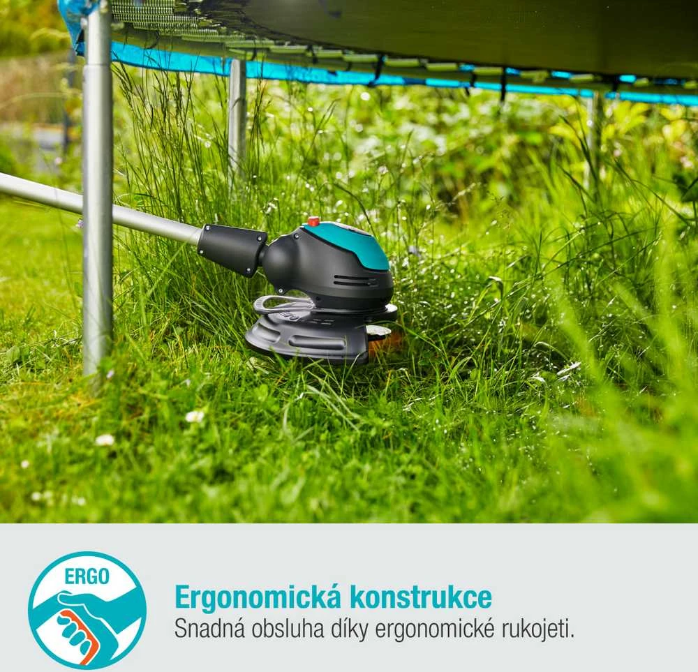 Gardena akumuliatorinė žoliapjovė EasyCut 23/18V P4A 18V pilnas komplektas
