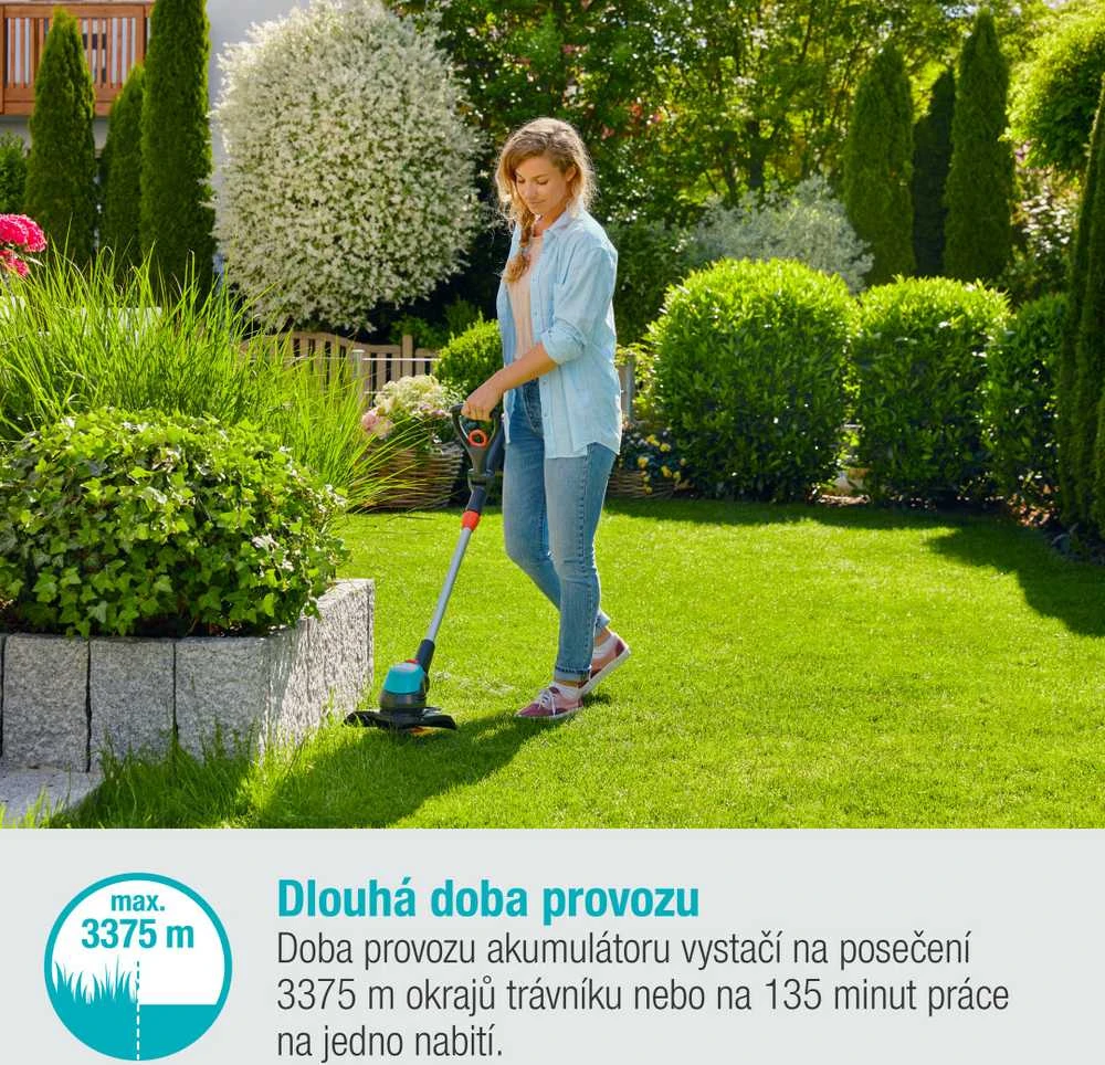 Gardena Akumuliatorinė žoliapjovė "EasyCut 23/18V P4A" - be akumuliatoriaus