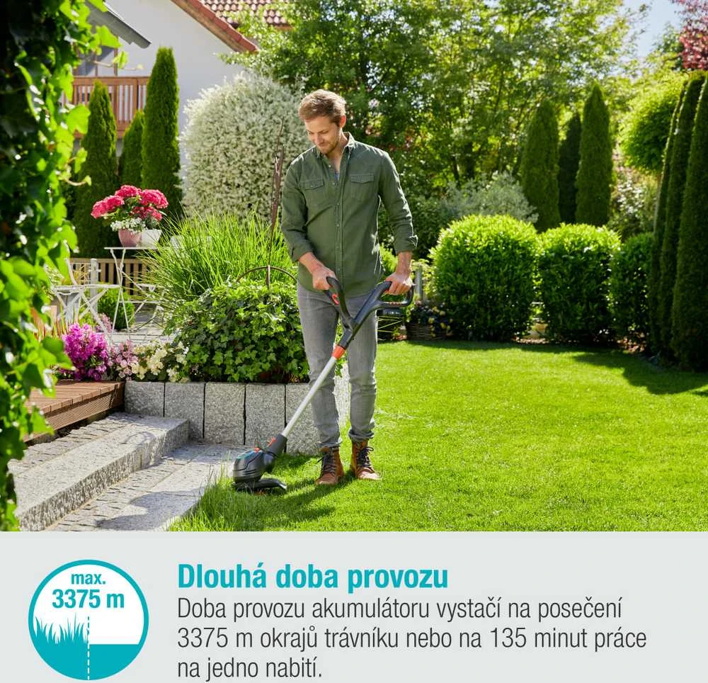 Gardena Akumuliatorinė žoliapjovė "ComfortCut 23/18V P4A" - be akumuliatoriaus