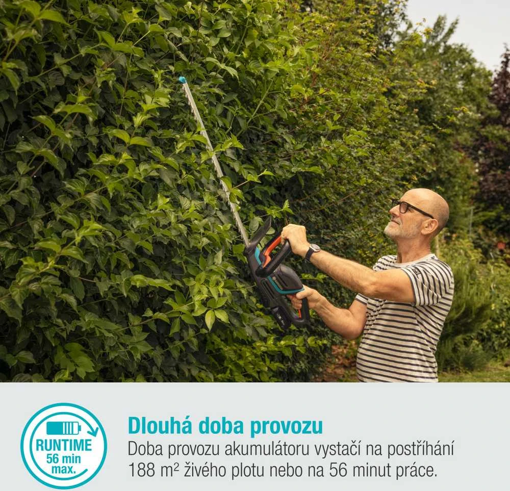 Gardena Akumuliatorinės gyvatvorių žirklės "ComfortCut 60/18V P4A"