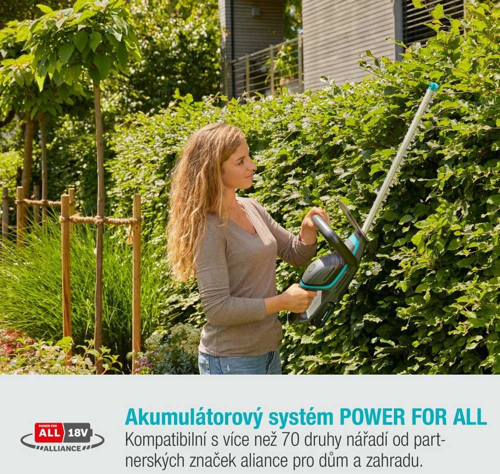 Gardena Akumuliatorinės gyvatvorių žirklės "ComfortCut 60/18V P4A" - be akumuliatoriaus